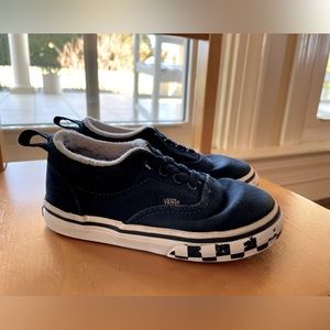 Vans navy toddler sneakers size 8